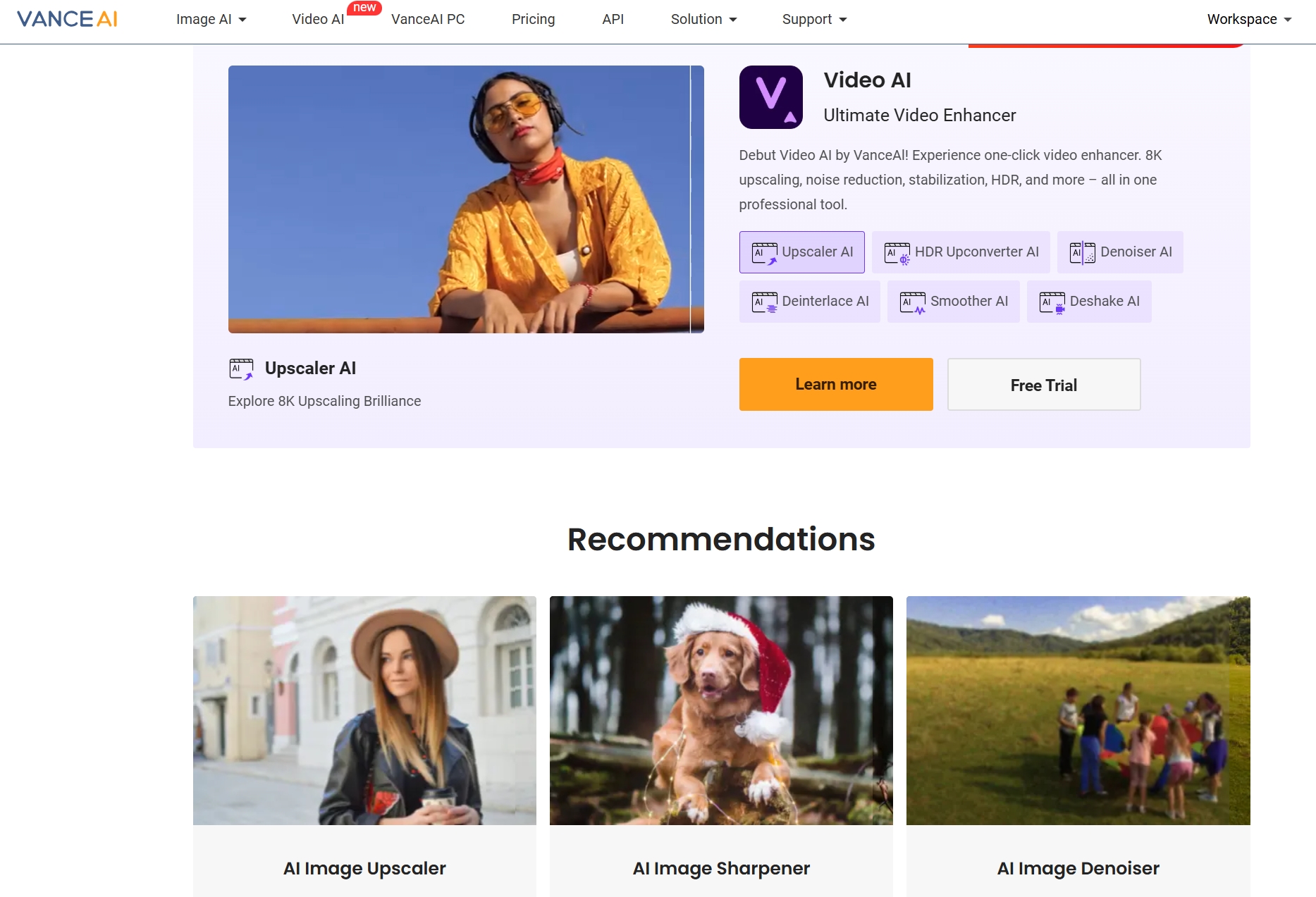 vanceai and video ai